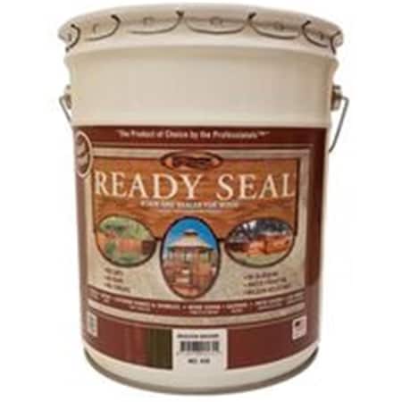 5 Gal Exterior Wood Stain & Sealer, Mission Brown